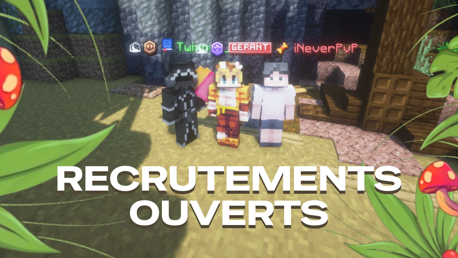 Recrutement ouvert : Guide et Modérateur